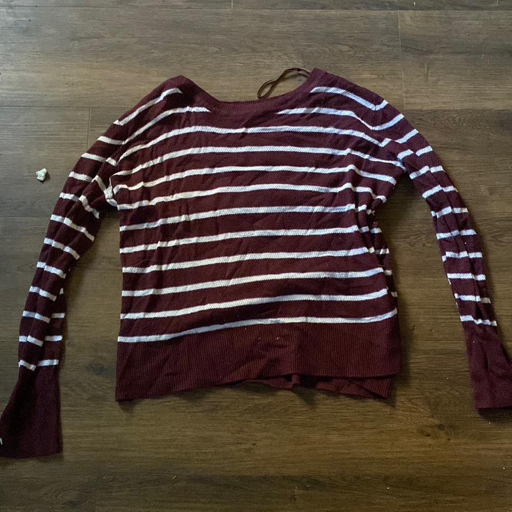 sripped cardigan